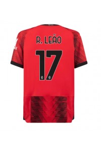 AC Milan Rafael Leao #17 Fotballdrakt Hjemme Klær 2023-24 Korte ermer